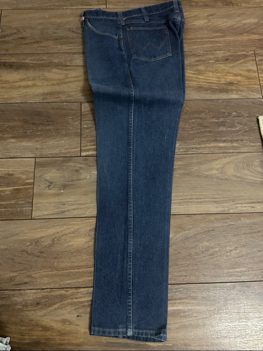 Wrangler Men's Dark Blue Bootcut Jeans
